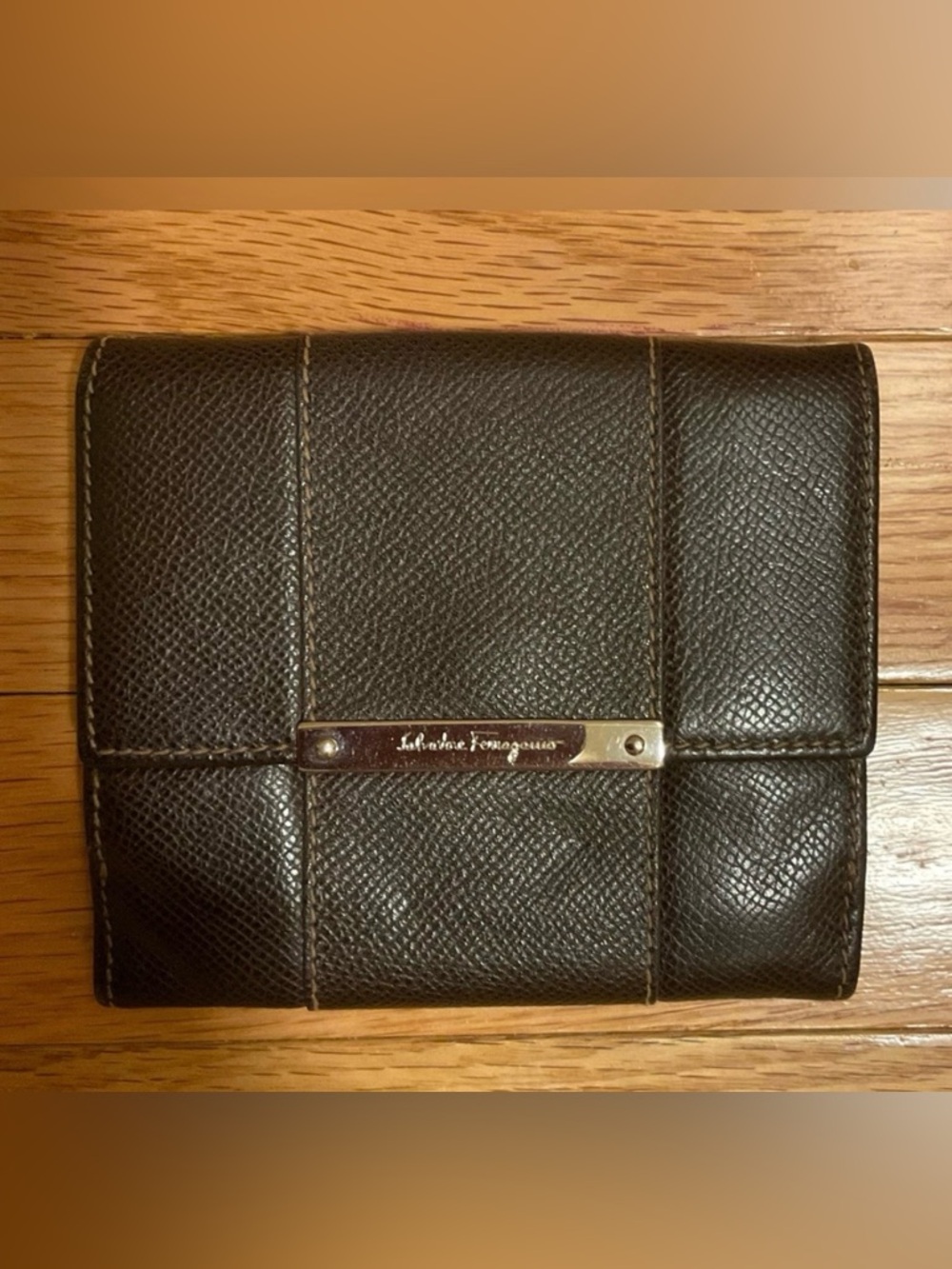 Salvatore Ferragamo Early 80’s  Bifold Wallet PRISTINE Vintage Condition